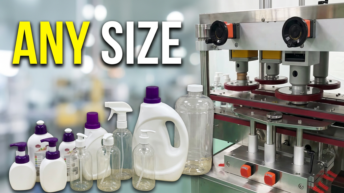 Multi Screw Cap Capping System up to 60 BPM